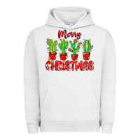 Pigment Lunar Rock Merry Christmas Cactuses Urban Hoodie - MaliasSmallBusiness
