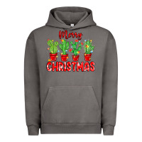 Pigment Tornado Merry Christmas Cactuses Urban Hoodie - MaliasSmallBusiness