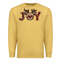 Antique Gold joy reindeer Premium Sweatshirt - AdoDesignShop