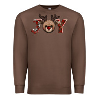 Chestnut joy reindeer Premium Sweatshirt - AdoDesignShop