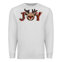 Dove Grey joy reindeer Premium Sweatshirt - AdoDesignShop