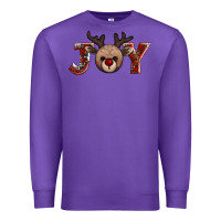 Purple joy reindeer Premium Sweatshirt - AdoDesignShop