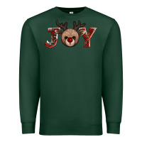 Sports Green joy reindeer Premium Sweatshirt - AdoDesignShop