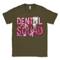 Army Green Dental Squad with Teeth Classic Tee - texasbilliewilder
