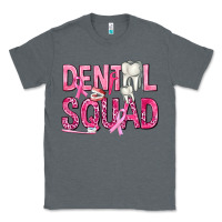 Charcoal Heather Dental Squad with Teeth Classic Tee - texasbilliewilder