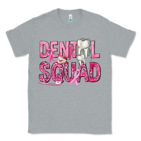 Heather Grey Dental Squad with Teeth Classic Tee - texasbilliewilder