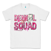 White Dental Squad with Teeth Classic Tee - texasbilliewilder