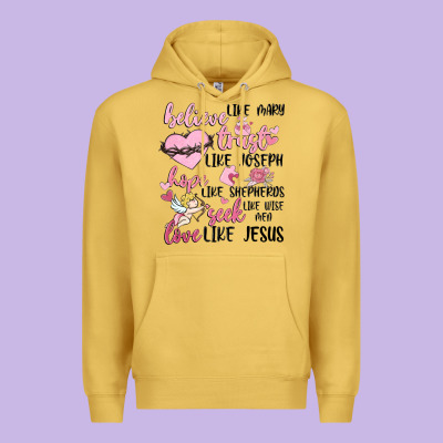 Christian Valentines Premium Hoodie Designed By Maliassmallbusiness