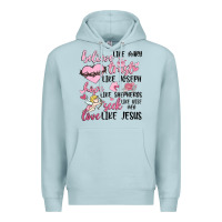 Blue Mist christian valentines Premium Hoodie - MaliasSmallBusiness