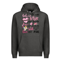 Charcoal Heather christian valentines Premium Hoodie - MaliasSmallBusiness