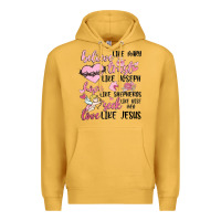 Mustard christian valentines Premium Hoodie - MaliasSmallBusiness