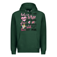 Sports Green christian valentines Premium Hoodie - MaliasSmallBusiness
