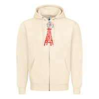 Sandshell windmill fa element Zipper Hoodie - FaDigitalArtStudio