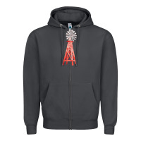 Smoke windmill fa element Zipper Hoodie - FaDigitalArtStudio