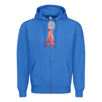 True Royal windmill fa element Zipper Hoodie - FaDigitalArtStudio