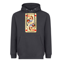 Smoke love playing cards queen Heavyweight Hoodie - AdoDesignShop