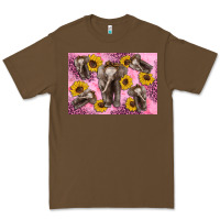 Cacao Baby elephant sunflowers kid's bottle Premium Tee - Artiststas