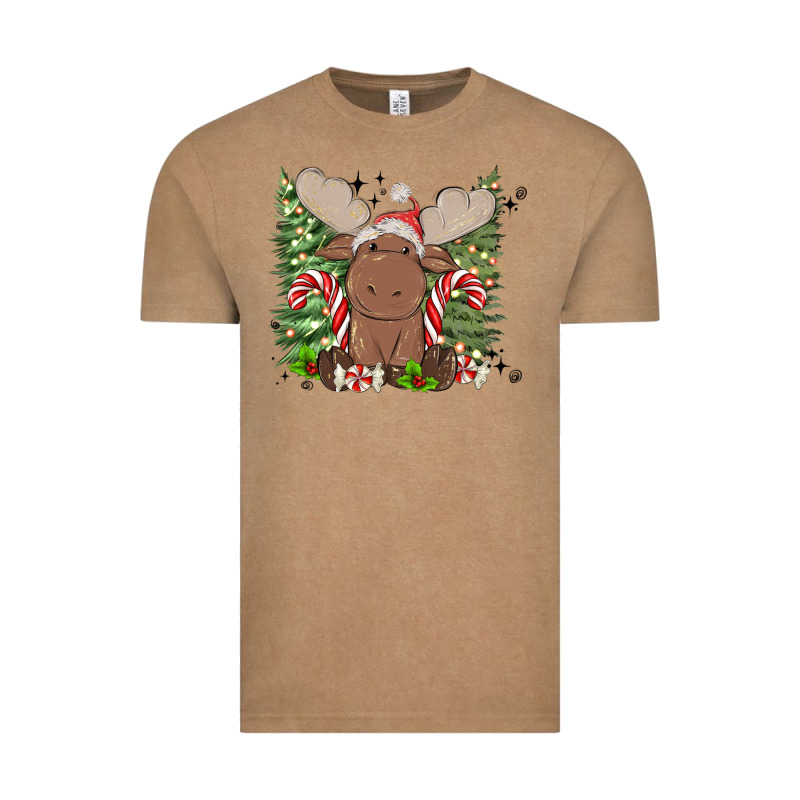Christmas Reindeer Vintage Tee by MaliasSmallBusiness | Teevron