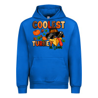 Cobalt coolest turkey in town Urban Hoodie - MaliasSmallBusiness