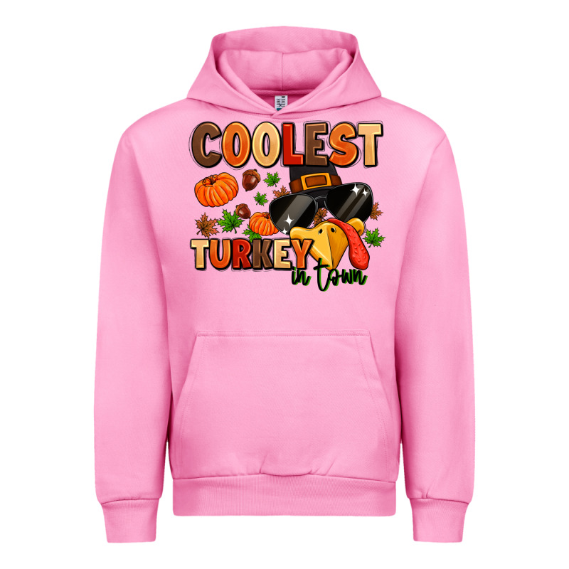 Coolest Turkey In Town Urban Hoodie by MaliasSmallBusiness | Teevron