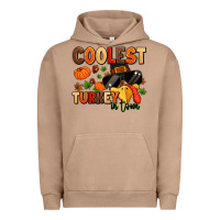 Pigment Burro coolest turkey in town Urban Hoodie - MaliasSmallBusiness