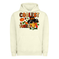 Pigment Pistachio coolest turkey in town Urban Hoodie - MaliasSmallBusiness