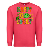 Cardinal happy go lucky  with coin and shamrock Premium Sweatshirt - Artiststas