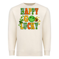Sandshell happy go lucky  with coin and shamrock Premium Sweatshirt - Artiststas