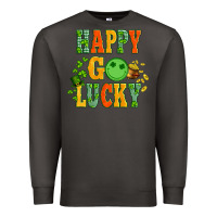 Smoke happy go lucky  with coin and shamrock Premium Sweatshirt - Artiststas