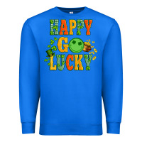 True Royal happy go lucky  with coin and shamrock Premium Sweatshirt - Artiststas