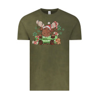 Christmas Reindeer Vintage Tee | Teevron