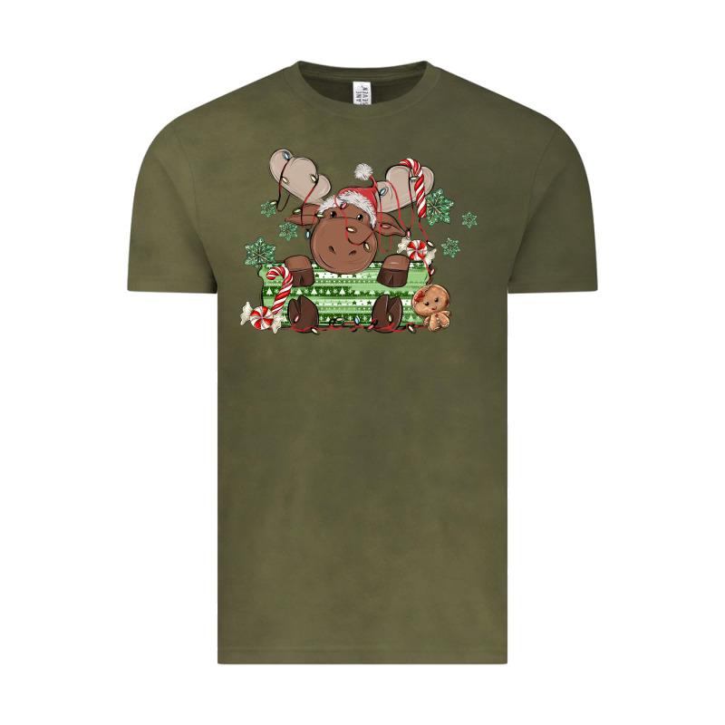 Christmas Reindeer Vintage Tee by MaliasSmallBusiness | Teevron