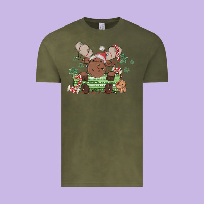 Vintage Tee christmas reindeer