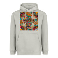 Moon Dust school bus driver and flower seamless patterns Heavyweight Hoodie - BundleAndBundleShop