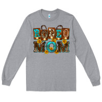 Heather Grey rodeo mom Long Sleeve Tee - Zillion Design Studio