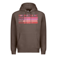 Coffee god says you are Premium Hoodie - MaliasSmallBusiness