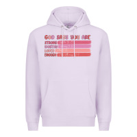 Lilac god says you are Premium Hoodie - MaliasSmallBusiness