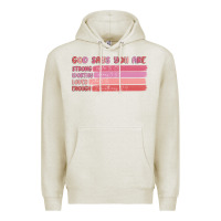 Oatmeal Heather god says you are Premium Hoodie - MaliasSmallBusiness