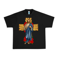 Jesus Christ Cross Urban Heavy Tee | Teevron