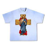 Grape Ice jesus christ cross Urban Heavy Tee - texasbilliewilder
