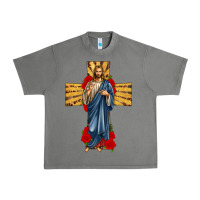 Tornado jesus christ cross Urban Heavy Tee - texasbilliewilder