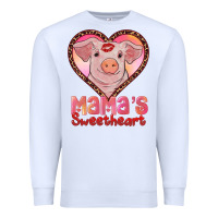 White mama's sweetheart baby pig Premium Sweatshirt - AdoDesignShop