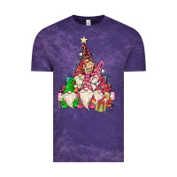 Cloud Purple christmas tree Vintage Tee - MaliasSmallBusiness