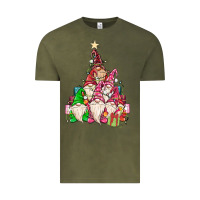 Vintage Olive christmas tree Vintage Tee - MaliasSmallBusiness
