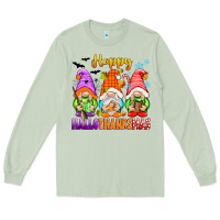 Matcha happy hallothanksmas gnomes Long Sleeve Tee - texasbilliewilder