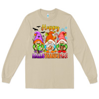 Mushroom happy hallothanksmas gnomes Long Sleeve Tee - texasbilliewilder