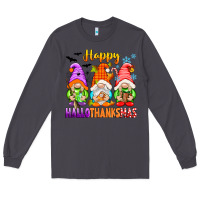Smoke happy hallothanksmas gnomes Long Sleeve Tee - texasbilliewilder