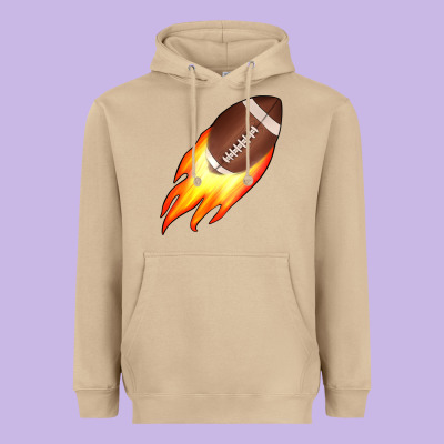 American Football Heavyweight Hoodie Designed By Jahusdesignshop