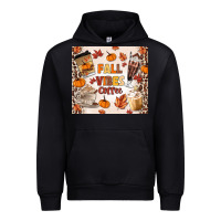 Black fall vibes coffee Urban Hoodie - MaliasSmallBusiness