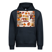 Navy fall vibes coffee Urban Hoodie - MaliasSmallBusiness
